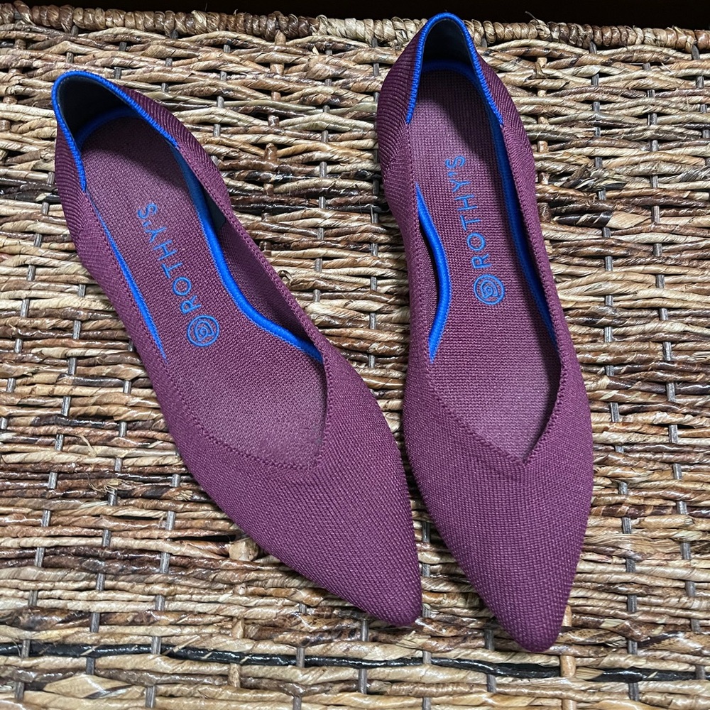 Rothy’s Orchid Points size 10.5